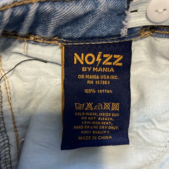 Girls High Waisted jean shorts - Picture 4 of 4